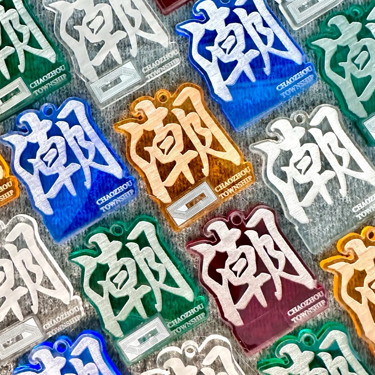 潮州紀念吊牌 視覺示意